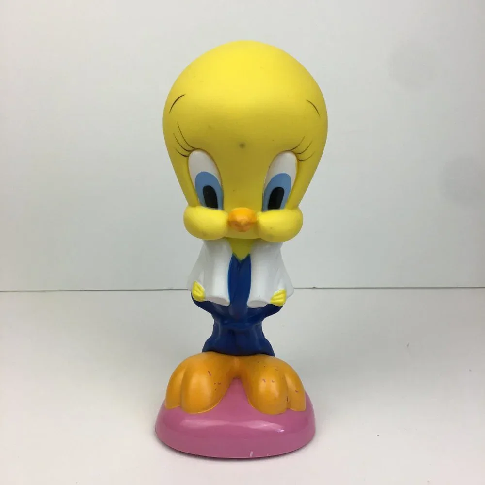 Tweety Bird Bubble Bath Bottle Vinyl Zippered Pencil Case Small‎ Lady Bug Plush